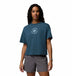 Remera corta de ajuste relajado con estampado Rolling Bend™ de Columbia para mujer