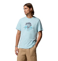 Remera PFG™ estampada manga corta de algodón orgánico Columbia para hombre