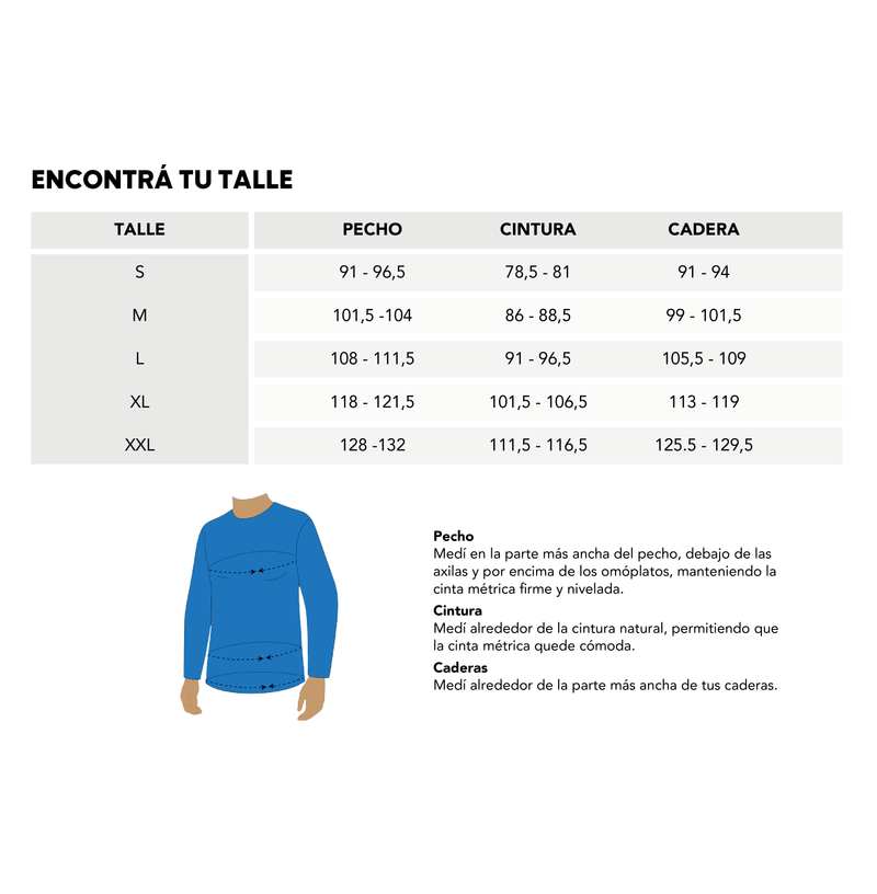 Tabla de Talles